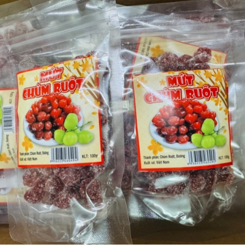 MỨT CHÙM RUỘT 100gr