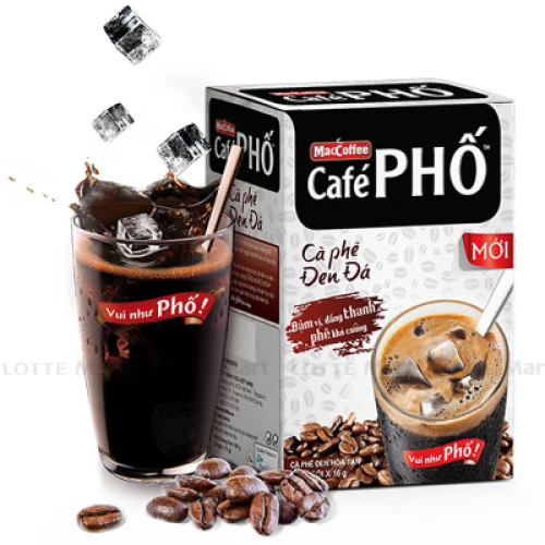 Cà Phê Đen Đá Hòa Tan Café Phố 160g